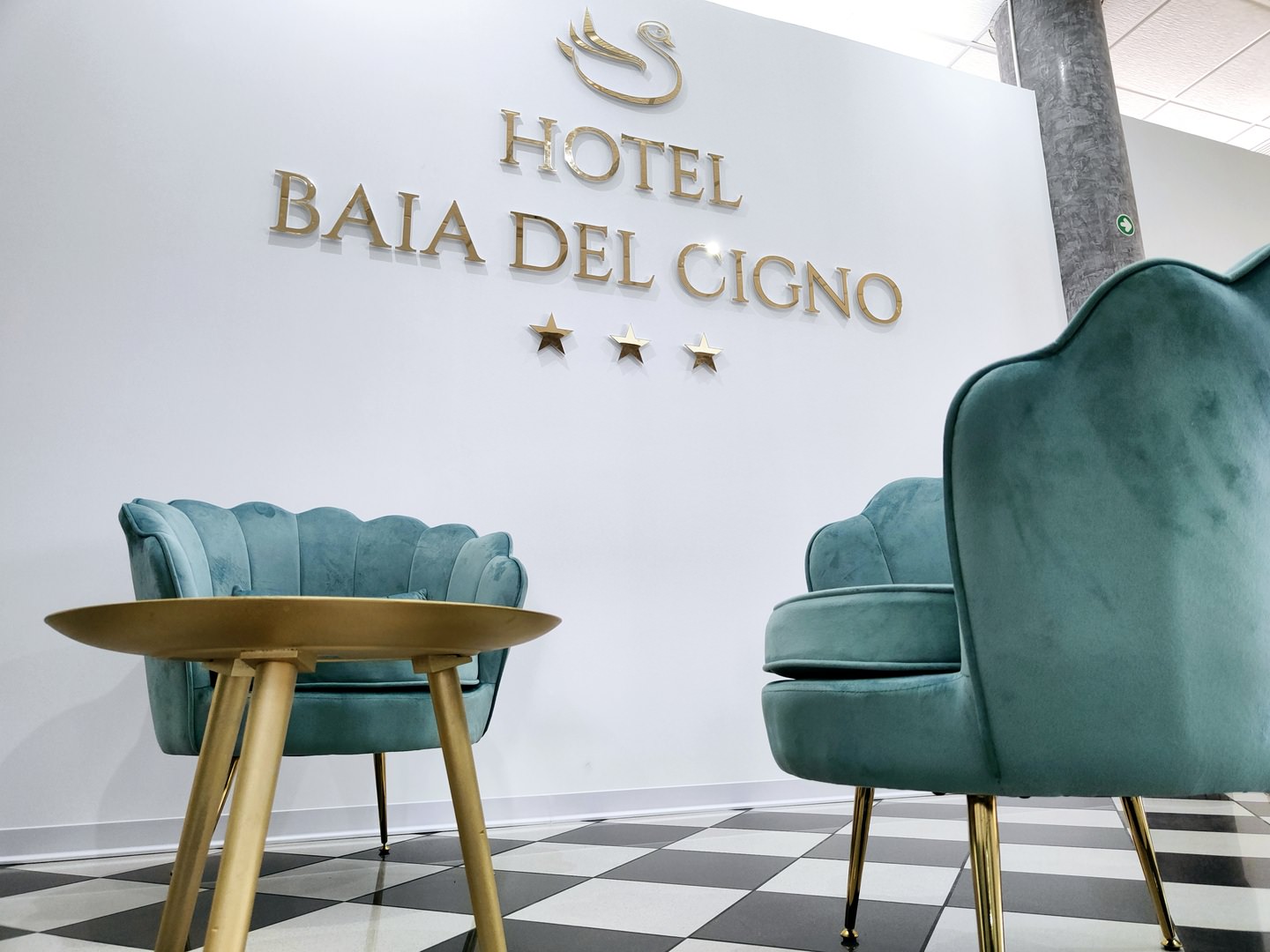 Sala Bar colazione Hotel Baia del Cigno